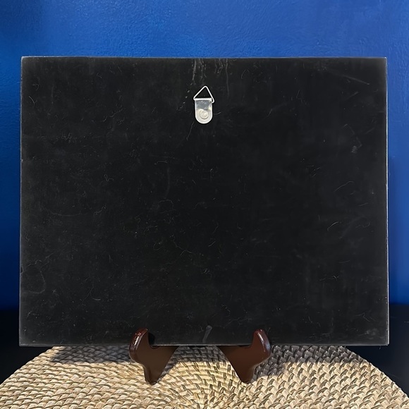 Vintage Hand Painted Wine & Cheese Themed Ceramic Home Decor Wall Hanging - Picture 4 of 4